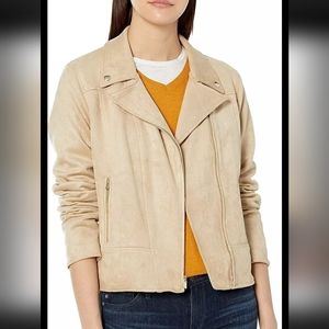 Tommy Hilfiger Faux Suede Moto Jacket